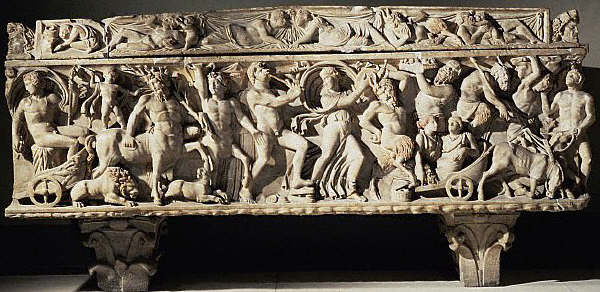 Sarcophagus With Bacchanal  ca. 180 A.D.