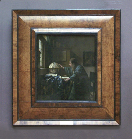 Johannes Vermeer's Astronomer with frame