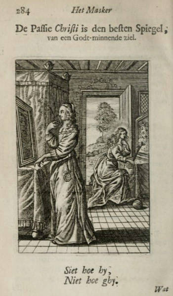 Mary Magdalen Turning from the World to Christ, Jan van Bijlert