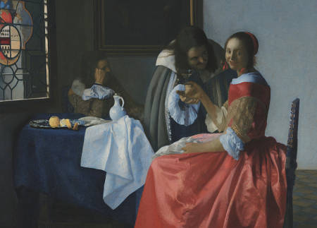 Johannes Vermeer's Girl with a Wine Glass