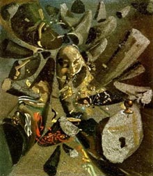 The Paranoiac-Critical Study of Vermeer's Lacemaker, Salvador Dali
