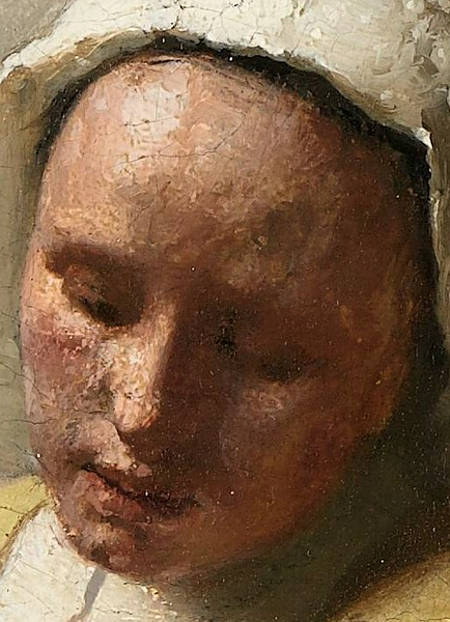 The Milkmaid (detail), Johannes Vermeer