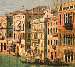 The Grand Canal looking North-West from near the Rialto
                           Canaletto
