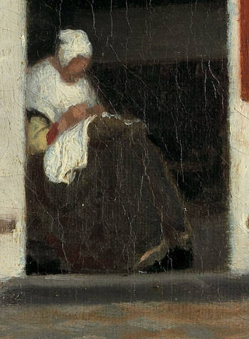 The Little Street (detail), Johannes Vermeer