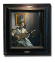 The Guitar Player, Johannes Vermeer (in scale) 