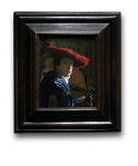 Girl with a Red Hat, Johannes Vermeer (in scale)