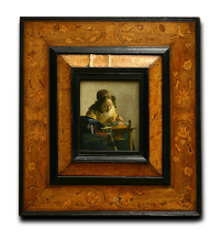 The Lacemaker, Johannes Vermeer (in scale)