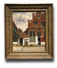 The Littles Street, Johannes Vermeer (in scale)