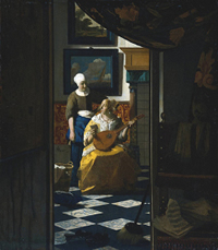 Johannes Vermeer, The Love Letter