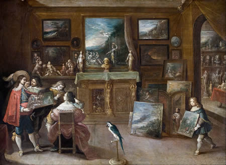 A visit to the Art Dealer, Frans Francken the Younger