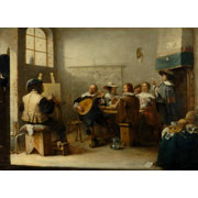Joos van Craesbeeck<br><i>The painter’s studio</i>