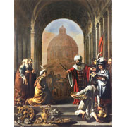 Thomas de Keyser<br><i>Cyrus restores the treasures of the temple</i>, after Pieter Lastman