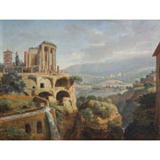 Caspar van Wittel<br><i>View of the Temple of the Sibyl at Tivoli</i>