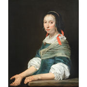 Jan de Bray<br><i>Portrait of a young woman, 1667</i>
