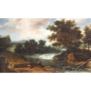 Roelant Roghman<br><i>Mountain landscape with waterfall</i>
