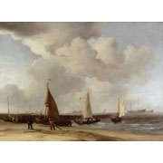 Willem van de Velde the Younger<br><i>Beach scene</i>