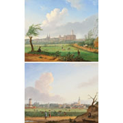 Jan ten Compe<br><i>View of Cleves </i>and<i> View of The Hague from the Northwest</i>