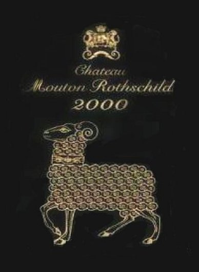 The 2000 Chateau Mouton Rothschild artist label: Year of the Millenium