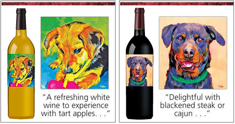 Дизайн винной этикетки: вино для собаководов | Блог о вине Беаты и Алекса