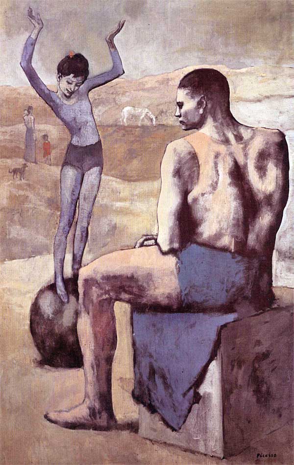 Пабло Пикассо. Девочка на шаре