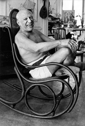 Пабло Пикассо, фото - Дэвид Дуглас Дункан, 1957