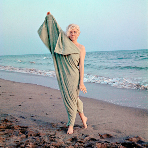 Мэрилин Монро, последние фото на пляже, Санта-Моника, 1962, фотограф Джордж Баррис