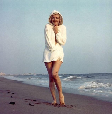 Мэрилин Монро, последние фото, Санта-Моника, 1962, фотограф Джордж Баррис